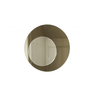 Cirkel spejl, bronze Ø40 cm 