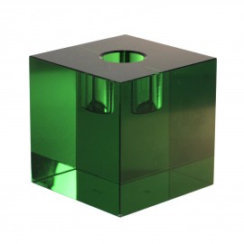 Candle holder - green