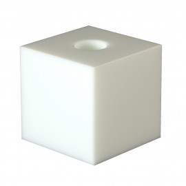 Candle holder - white