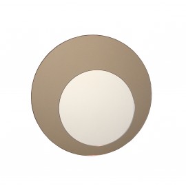 Cirkel spejl, bronze Ø52cm